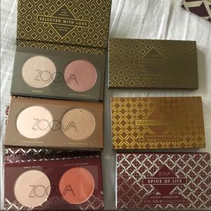 zoeva caramel melange highlighter palette